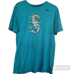 Seattle Mariners Nike Tee Athletic Cut Size Medium
